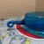 Mid-Century Modern Vintage Mid-Century Modern Empoli Italian Hand-Blown Blue Art Glass Bowl With Curled Applied Handle For Sale - Image 3 of 7