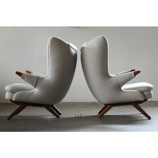 Vintage Danish Model 91 Lounge Chairs by Svend Skipper, 1960s, Set of 2 For Sale - Image 10 of 18