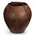 A striking iron water vessel from mid-20th century Rajasthan, handcrafted from riveted sheets and built for drawing water...
