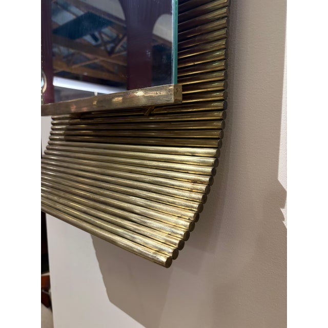 Ettore Sottsass Mirror attributed to Ettore Sottsass for Santambrogio e De Berti, 1950s For Sale - Image 4 of 9