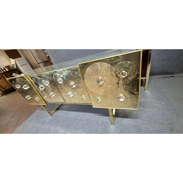 Brass and Murano Glass Sideboard from Justfurnituress For Sale - Image 13 of 18