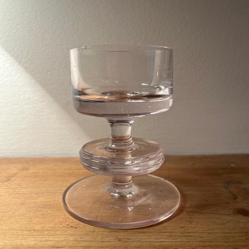 Vintage Sheringham Disc Candleholder in Glass from Wedgewood For Sale - Image 3 of 14