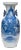 Chinese Blue & White Phoenix Tail Vase, C. 1850 For Sale