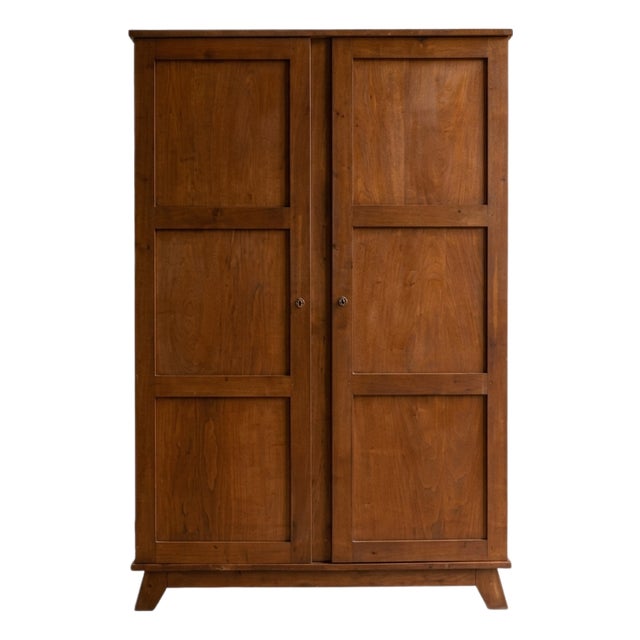 Vintage Wardrobe by René Gabriel, 1945 For Sale