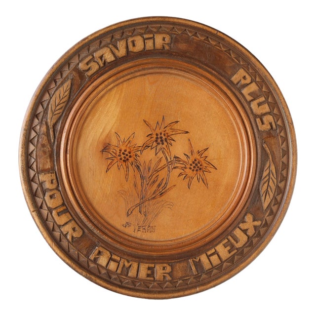 Hand-Carved French Bread Board For Sale