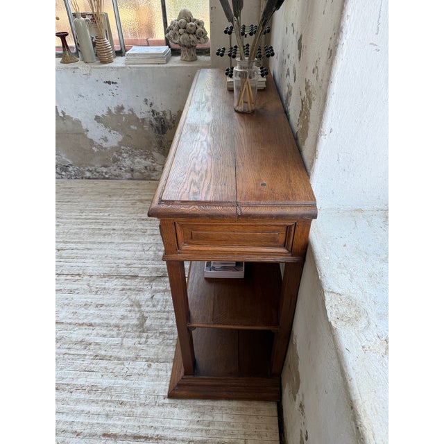 19th Century Oak Console Table For Sale - Image 12 of 18