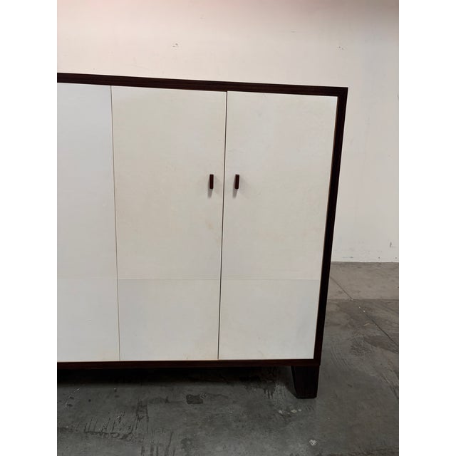 Paper Art Deco Sideboard Attributed to Cygal For Sale - Image 7 of 10