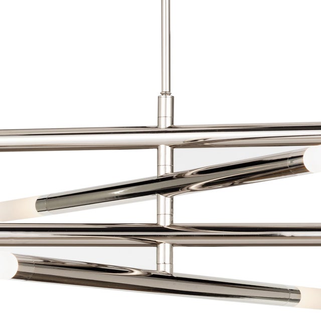 Not Yet Made - Made To Order Regina Andrew Wick Steel Chandelier, Polished Nickel For Sale - Image 5 of 8