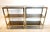 Hollywood Regency Etagere in Smoked Glass and Gold-Tone Meta, 1970s For Sale - Image 4 of 9