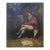 Mid-20th Century Signed T. Parker - Seated Musician With Lute, Oil on Canvas For Sale