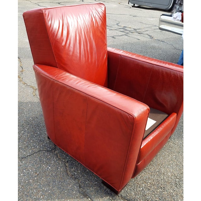 1960s Vintage Lee Furniture Leather Recliner Chairish