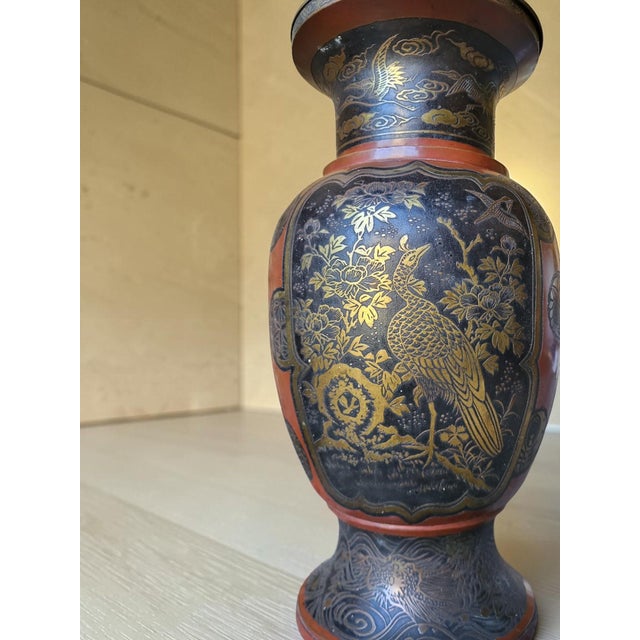Japanese Meiji Era Lamps, Late 19th Century, Set of 2 For Sale - Image 12 of 14