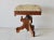 Late 20th Century Tonk Chicago & New York Vintage Ornate Wood Needlepoint Padded Upholstered Adjustable Height Stool For Sale - Image 5 of 12
