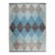 8x10 Multicolor Hand-Knotted Wool Diamond Cascade Geometric Modern Carpet Rug For Sale
