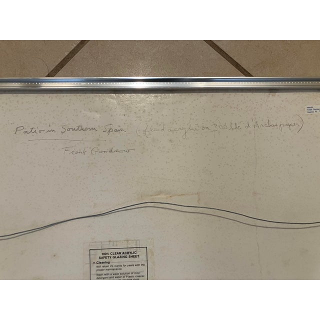 Frank Goodnow “Patio in Southern Spain” For Sale In San Francisco - Image 6 of 6