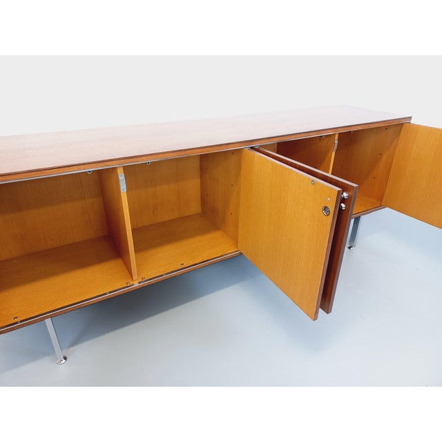 Vintage Sideboard in Rosewood and Chrome-Plated Metal by Alain Richard, 1960s For Sale - Image 15 of 18
