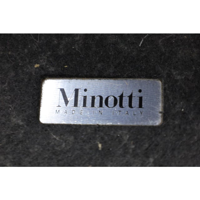 2010s Minotti Cesar Table in Plum Shiny Lacquer For Sale - Image 5 of 6