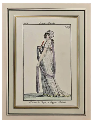 Philibert-Louis Debucourt, Cornette de Crêpe, Original Etching, 1797