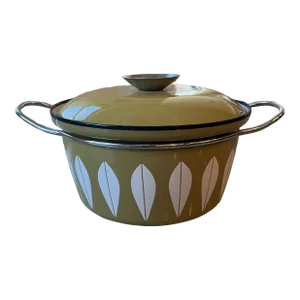 1960s Cathrineholm of Norway Lidded Casserole in Lotus Pattern