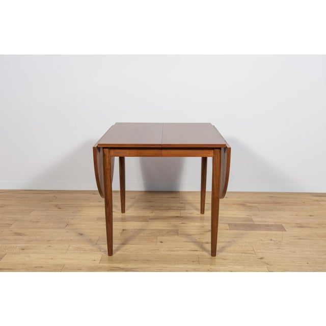 1960s Mid-Century Extendable Teak Dining Table, Denmark, 1960s For Sale - Image 5 of 18
