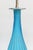 Mid-Century Modern 1950's Murano Seguso Turquoise Ribbed Glass Lamps With Nickel Silver for Marbro Lamp Co. For Sale - Image 3 of 10