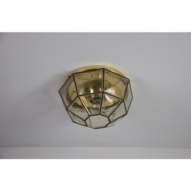 Flush Mount attributed to Glashütte Limburg, Germany, 1960s For Sale - Image 4 of 10