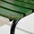 1980s Green Metal & Wood Garden Armchair For Sale - Image 5 of 16