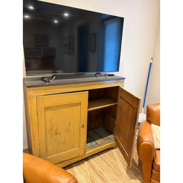 Beautiful French country antique from the 1800s. Used as a TV cabinet, but could be used as a hutch or have many other...