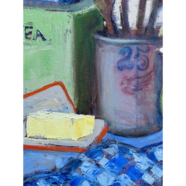 These daffodils are from bulbs divided years ago. I liked the challenge of the folded check pattern against the organic...