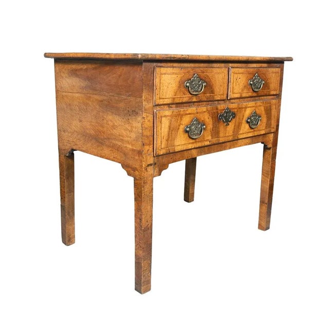 Traditional George II Walnut Lowboy For Sale - Image 3 of 10