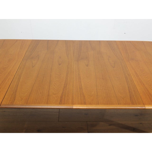 Mid Century Modern in the Style of Skovmand and Anderson Teak Danish Extending Dining Table For Sale - Image 12 of 15