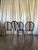 Set of Four Vintage Oval Back Dining Chairs With Floral Cushion For Sale - Image 10 of 13