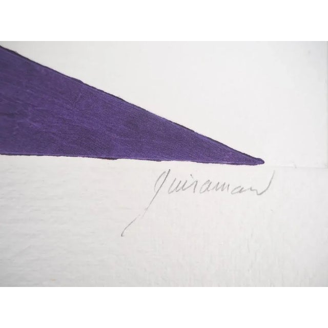 Paul GUIRAMAND (1926-2007) Tribute to Matisse Carborundum engraving Signed in pencil Limited edition of 30 copies (the...