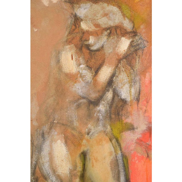 Vicente Vela, Large Figurative Expressionist Nude Studies, 1997, Oil on Canvas, Set of 2 For Sale - Image 14 of 18