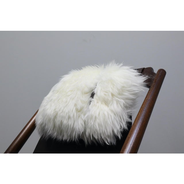 Sheepskin and Leather Armchairs with Headrests by W.D. Andersag, 1959, Set of 2 For Sale - Image 16 of 17