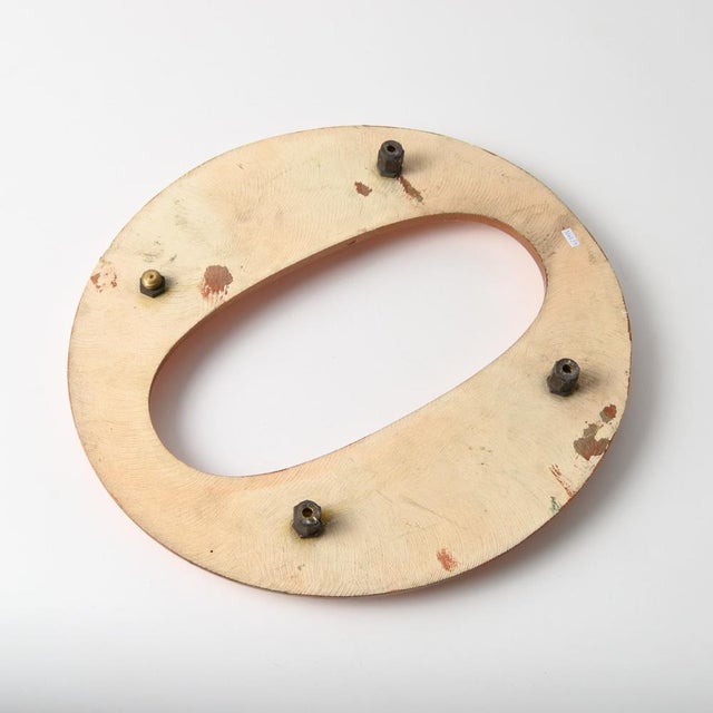 Vintage Copper Colour Letter O, 1970s For Sale - Image 7 of 10