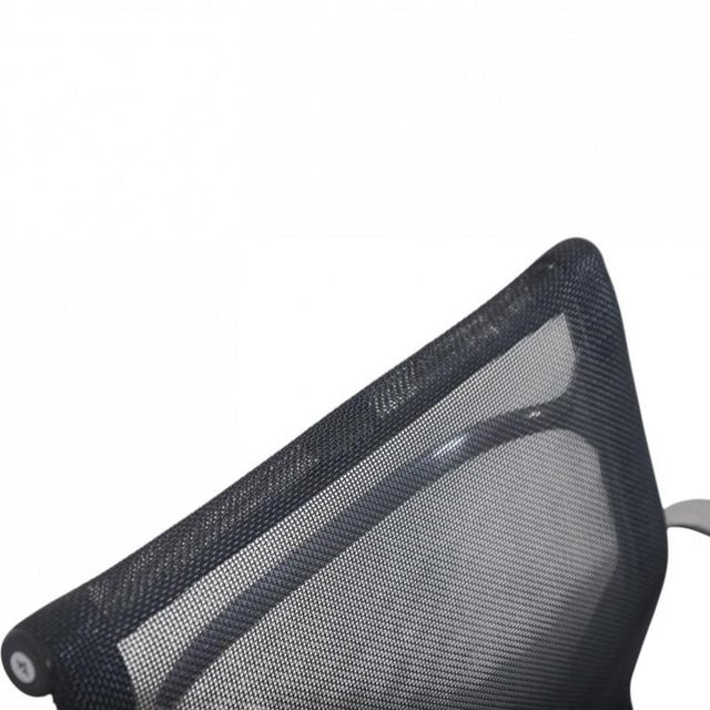 EA108 Chair in Black Mesh by Charles Eames, 2000s For Sale - Image 4 of 14