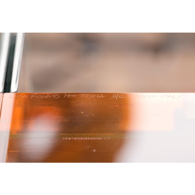 Fusina Rare Plexiglass Vase by Luca Bonato for Fusina For Sale - Image 4 of 10