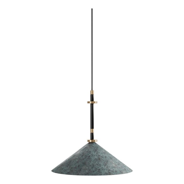 Louisa I Pendant Lamp in Brass and Aluminium by Marine Breynaert For Sale