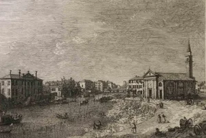 Giovanni Antonio Canal (Canaletto), Al Dolo, Etching, 1735/44