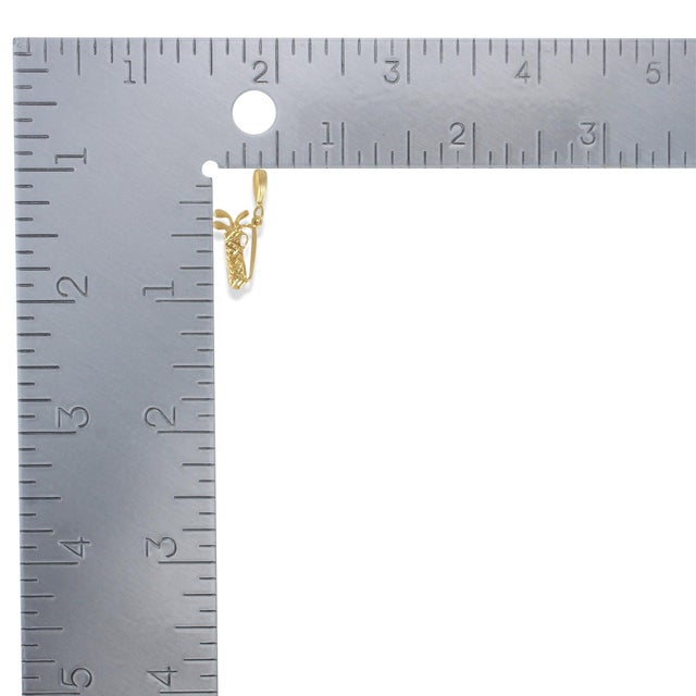 Contemporary Dainty Golf Club Charm 14k Yellow Gold For Sale - Image 3 of 4