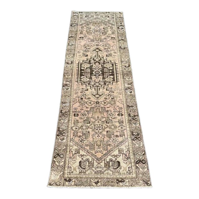 Turkish Vintage Rug 3' x 9'3" For Sale