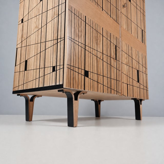 Vintage Wardrobe by Francisek Mezulanik, 1970s For Sale - Image 3 of 14