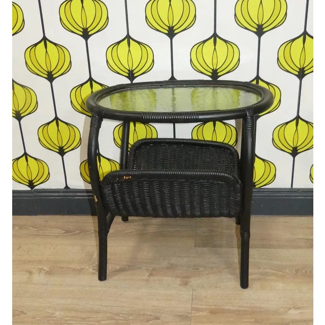 Vintage Newspaper Storage in Bamboo For Sale - Image 11 of 11