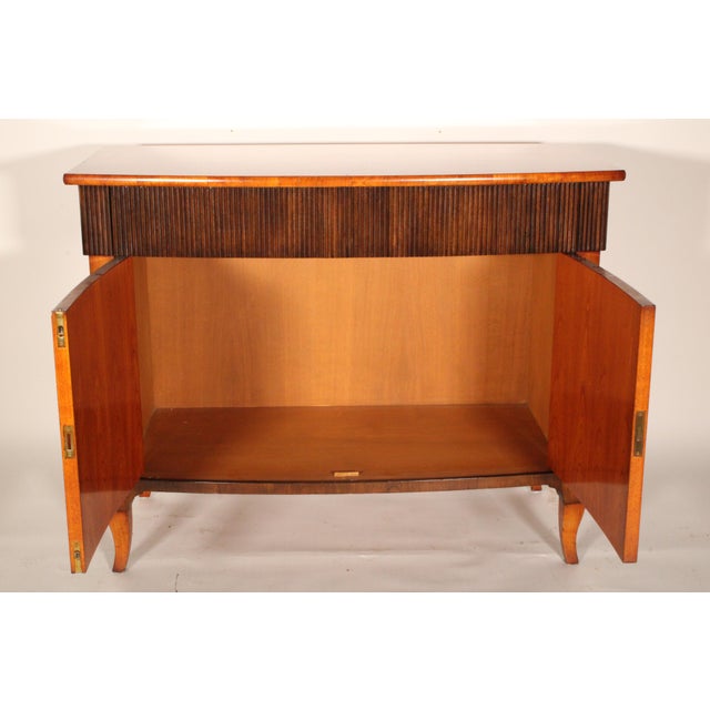 William Switzer Cherry Wood Art Moderne Style Cabinet For Sale - Image 11 of 12