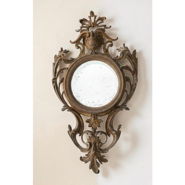 Original 19th century beveled and patinated mirror