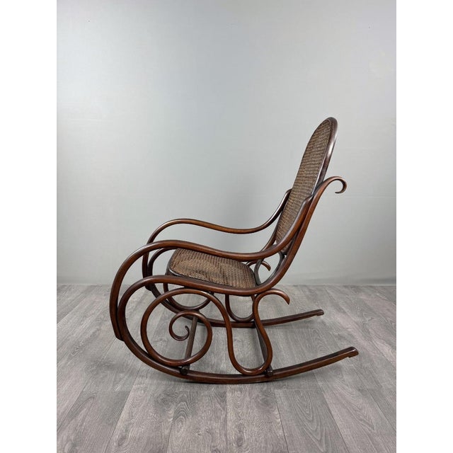 20th Century Bentwood Rocking Chair For Sale - Image 10 of 13