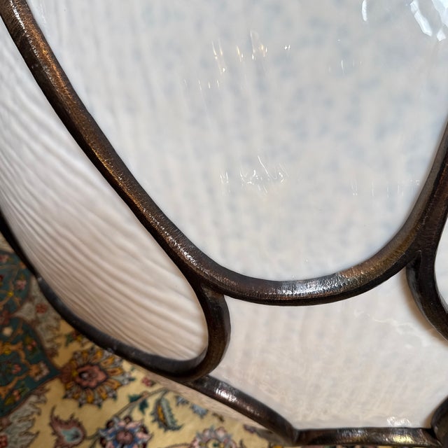 Metal Hilliard Lamps Sapphire Dome Pendant For Sale - Image 7 of 8