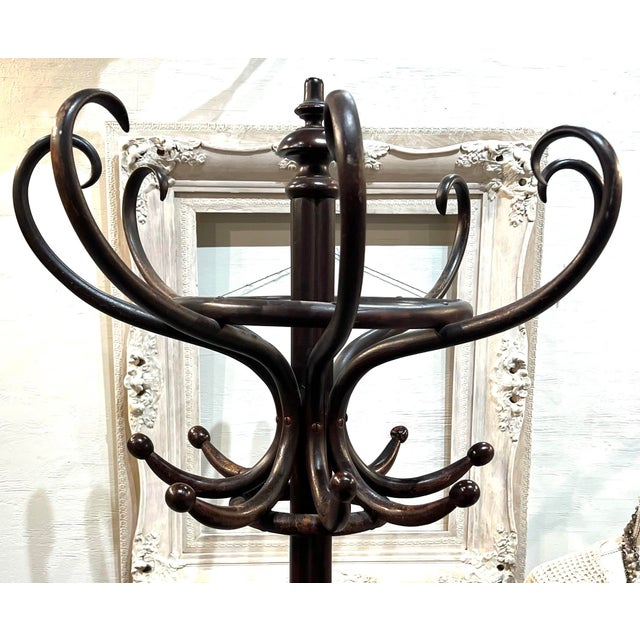 Late 19th Century Bentwood Hall Tree Thonet Style For Sale - Image 4 of 9