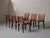 Architectural Oak Chairs, France, 1970, Set of 6 For Sale - Image 9 of 18
